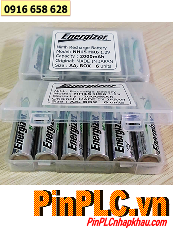 Energizer NH15-PPRP; Pin sạc AA 1.2v Energizer NH15-PPRP AA2000mAh /Xuất xứ NHẬT (Hộp 6viên)